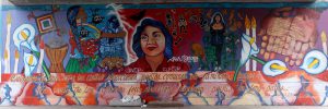 Mural of Dolores Huerta by Yreina Cervántez