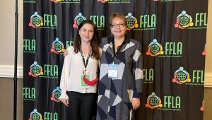 Alla Kourova at the 2021 Florida Foreign Language Association conference