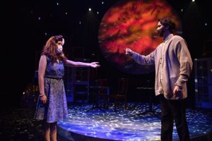 Emilie Jean Scheetz and Sterling Street share a special moment in "Let Us Go Out Into the Starry Night"